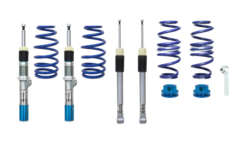 Blue Line - Gevindundervogn til Audi A3 GY/8GY, Årgang 2020- Fast bagbro - 1035 kg