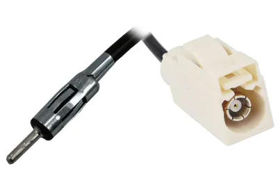 Adapterkabel for original kabel ved antenne, Fakra hun til DIN han 15 cm