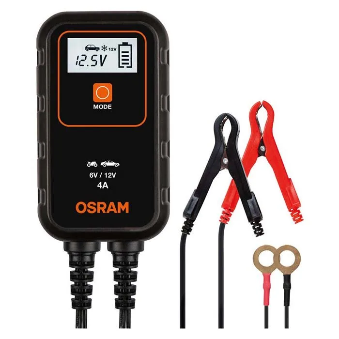 Osram Batterilader 4A, 1,5 m kabel