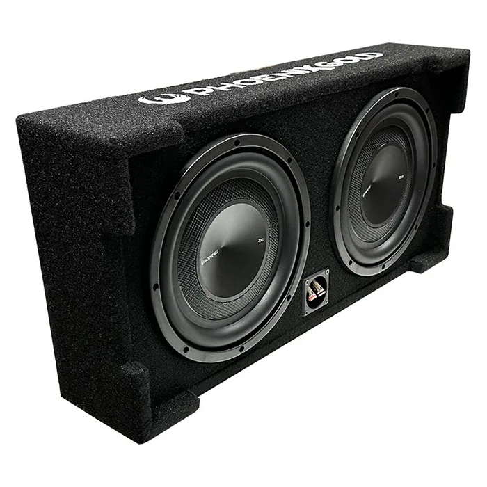 Phoenix Gold 2X10" 700W RMS 2 Ohm passiv sub. box