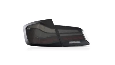 OLED/LED baglygter med dynamisk LED blink, røgfarvet til BMW F10 5 serie, Sedan, Årgang 2010-2017