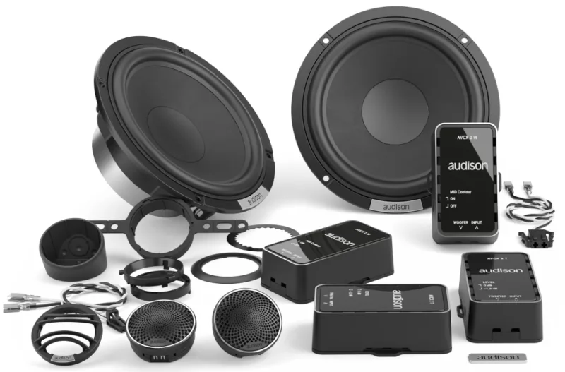 Audison Voce II AVK6SII  165 mm High-End komponenthøjttalersæt med delefiltre
