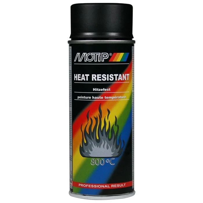 Motip Varmefast sort - 400 ml.