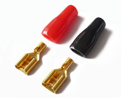 Kabelsko 2,8mm + 4,8mm, 4 Sæt, 4mm2