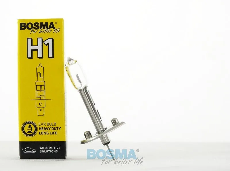 Bosma Pære 12V 55W H1 P14,5s LONG LIFE - 1 stk.
