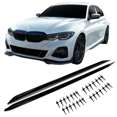 JOM Sideskørter sort mat til BMW 3 Serie G20/G21, 20182023