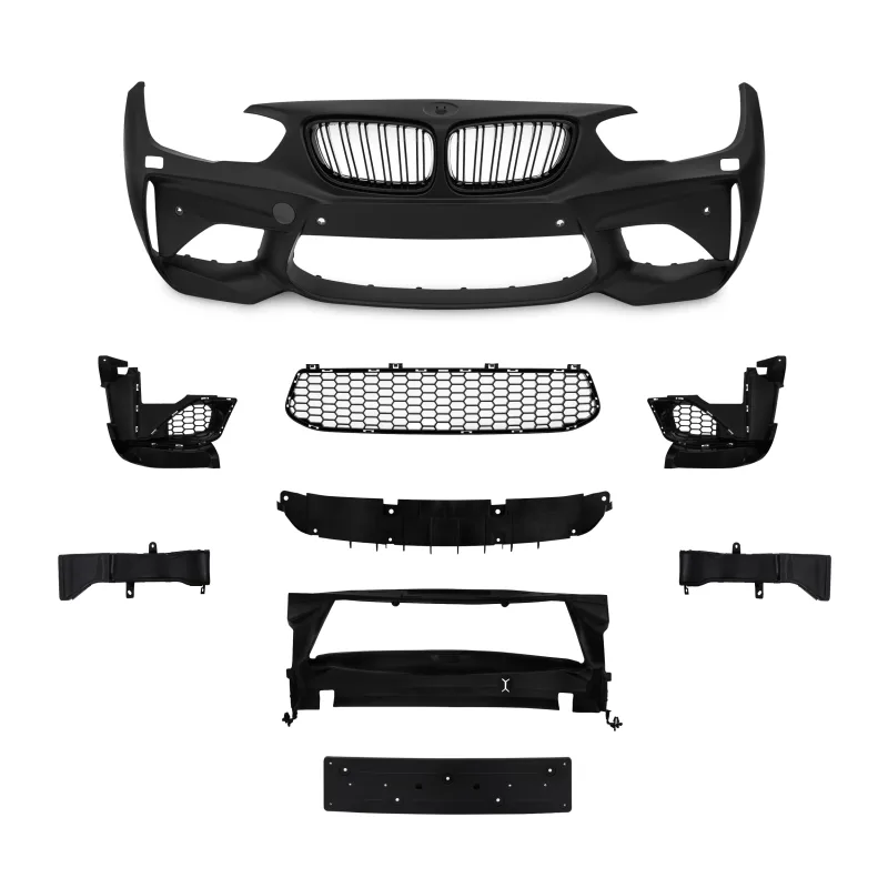 JOM Forkofanger Sports design med grill til BMW 1 serie F20 LCi / F21 LCi årgang 2015-2018
