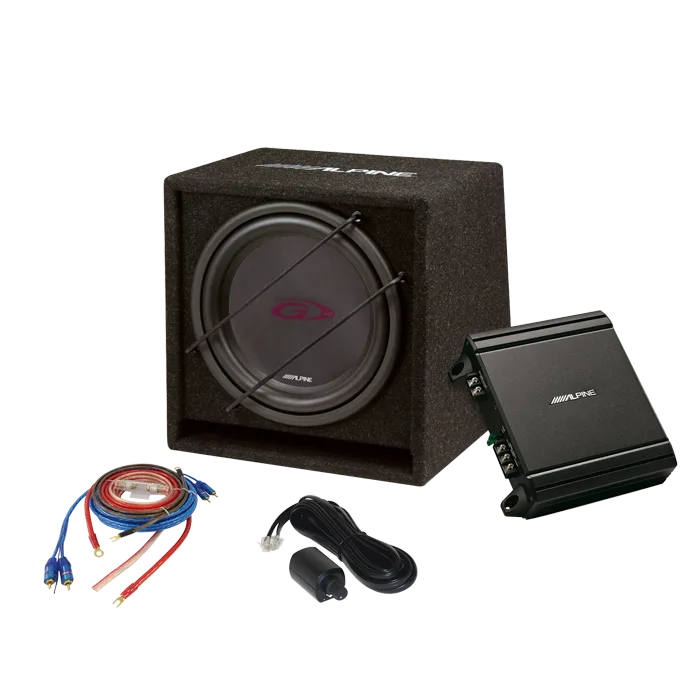 Alpine SBG-30KIT 12" Subwoofer kit med forstærker