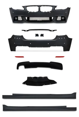 JOM Body kit til BMW 5 serie F10 med PDC huller. Inkl. tågelygter, Årgang 2010-2013