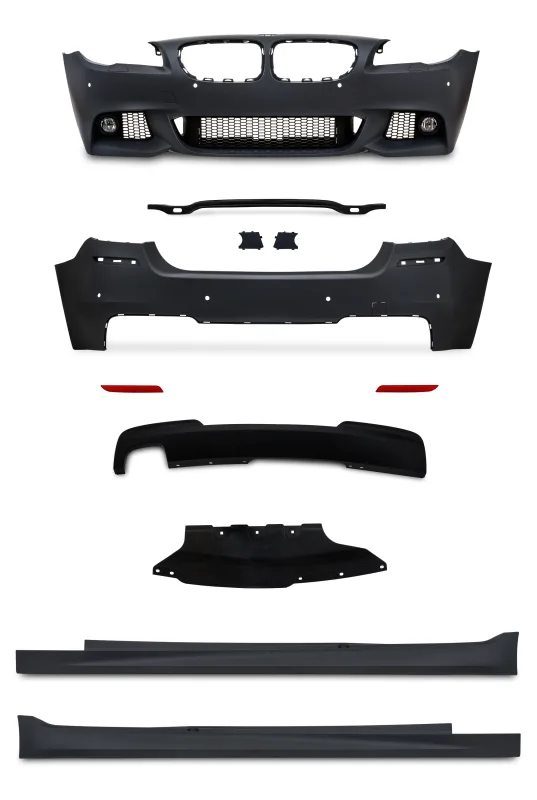 JOM Body kit til BMW 5 serie F10 med PDC huller. Inkl. tågelygter, Årgang 2010-2013