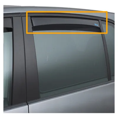 Vindafviser bagrude 044324D - Ford C-max 2010 - sort