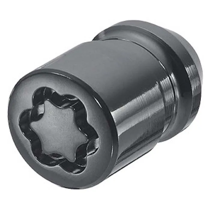 Mcgard 24214SU låsemøtrik m14x1.5 kegle - 4 stk., Sort