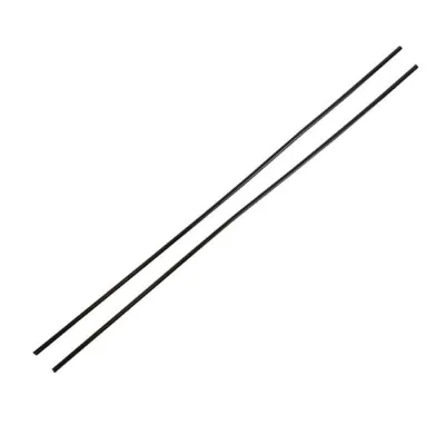 Dørkantbeskytter, sort gummi, 60 cm
