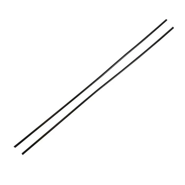 Dørkantbeskytter, sort gummi, 60 cm