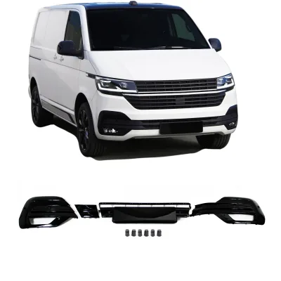Kofangergitter sort højglans til VW T6.1, årgang 2019-