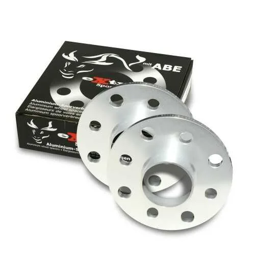 NJT eXstrem Spacer sæt 20 mm - 4x100 / 4x108, 57,1mm - Audi/BMW/Seat/Skoda/VW