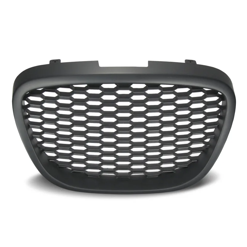 JOM Frontgrill med hony comb gitter sort til Seat Altea 1P årgang 2004-2009 - uden logo