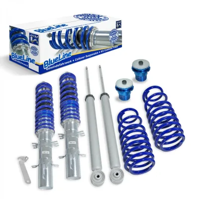 Blue Line - Gevindundervogn til Audi A3 8L 1.6, 1.8, 1.8T, 1.9TDi - Årgang 1996-2003