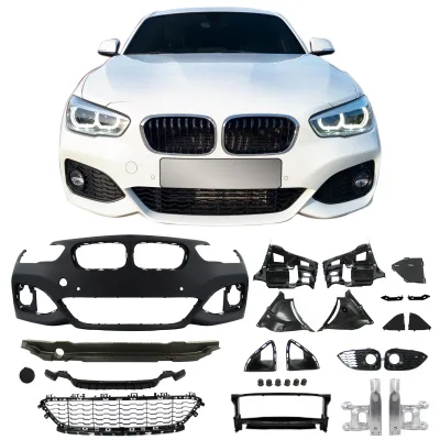 JOM Body kit sport design inkl. sideskørter m. PDC-udskæringer BMW 1 serie F20 LCI 5-dørs, 2015-2019