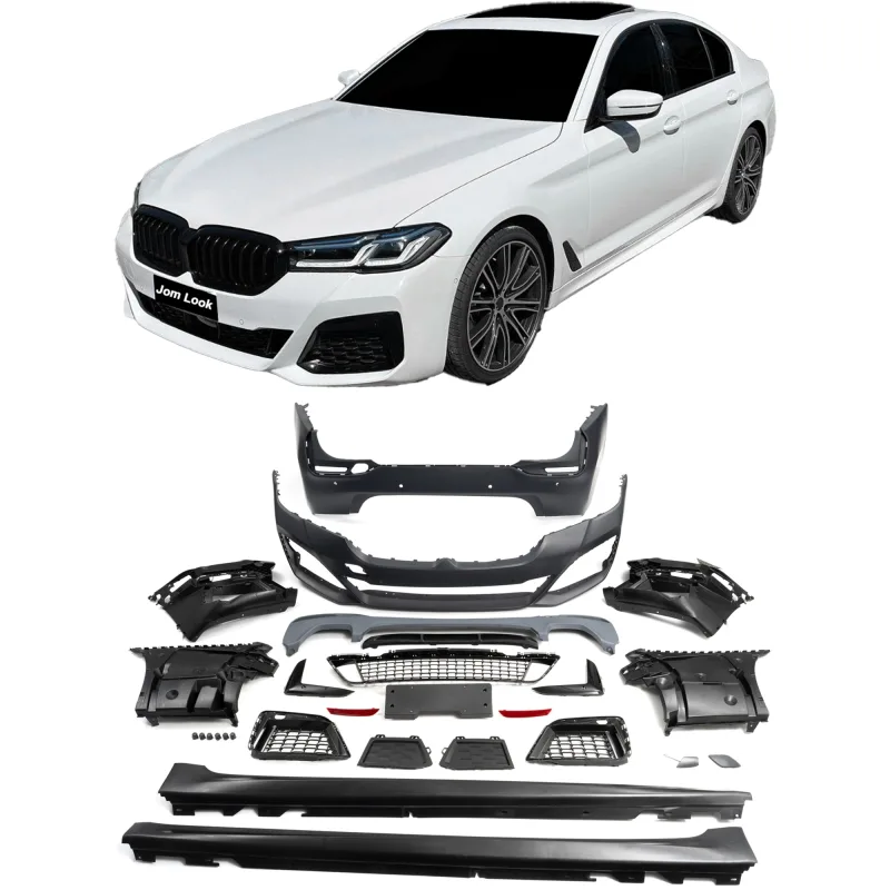 JOM Body kit i sport-design med PDC-huller til BMW 5 serie G30 LCI, årgang 2020-, Sportspakke