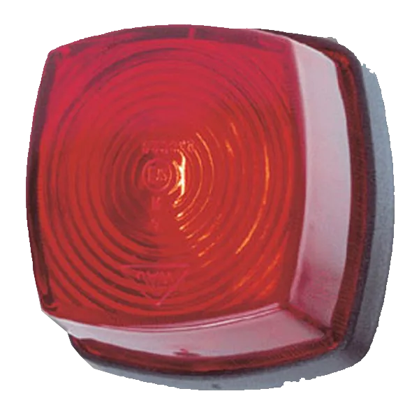 Baglygte rød 62x62mm