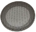 Universal højtalergrill 130 mm / 5,25" - Rund