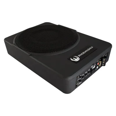 Phoenix Gold 10" aktiv subwoofer under sæde 200W RMS