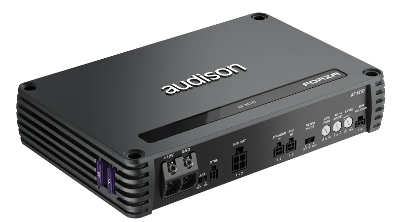 Audison Forza AF M1D - Monoforstærker, 1200 W RMS