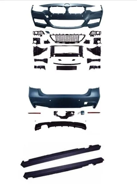 JOM Bodykit i sport-design med PDC-huller og SRA til BMW 3 serie F30/F31 (inkl. LCI), 20112019