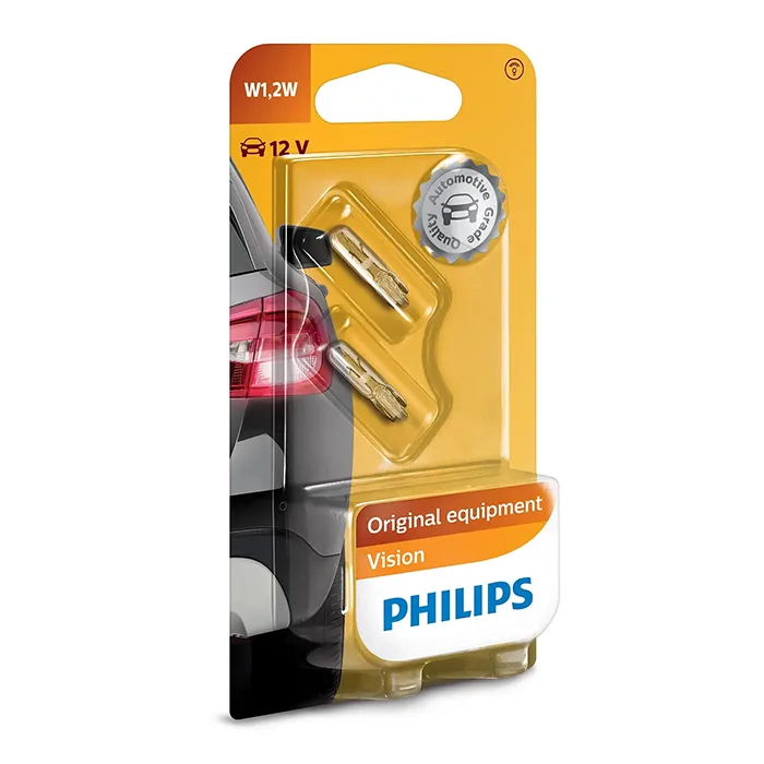 Philips Vision 1,2W 12V Instrumentlyspære - Sæt