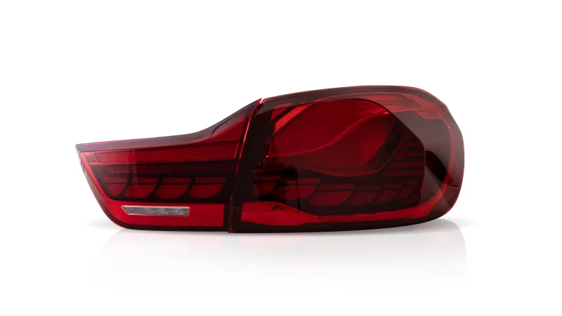 Baglygter OLED/LED med dynamiske blinklys, klar rød til BMW F32/F33/F36, Årgang 2013-2021