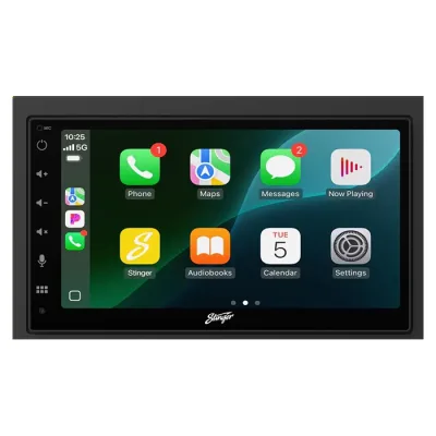 Stinger 6,8" skærm med trådløs Carplay/Android Auto