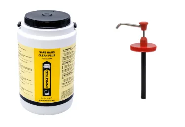 Innotec Håndrens / Safehand clean plus 3 ltr. inkl. dispenser