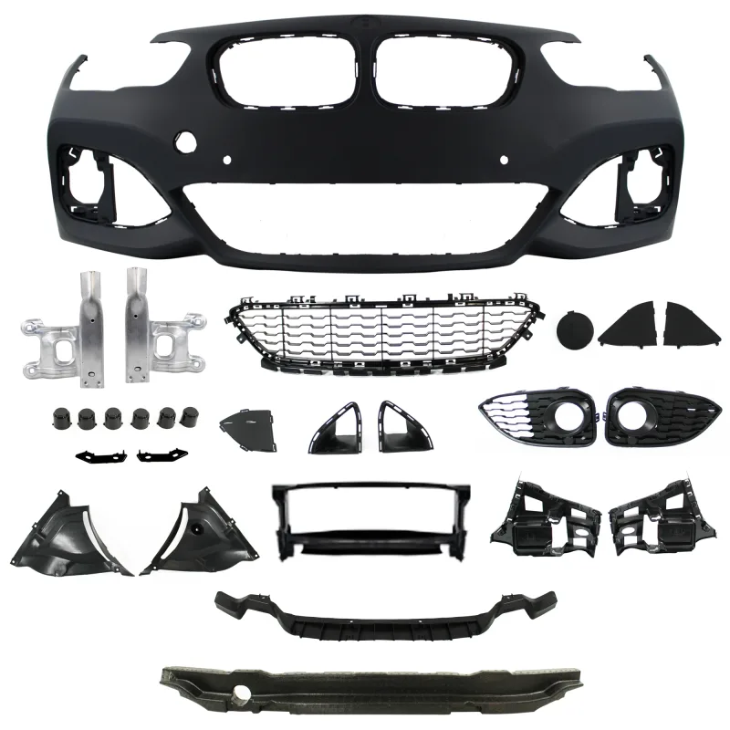 JOM Forkofanger Sports design inkl. grill med PDC-udskæringer BMW 1 serie F20 LCI/F21 LCI, 2015-2019