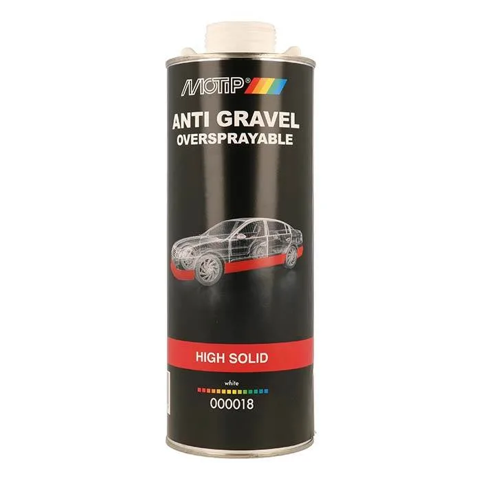 Motip hvid undervognsbeskyttelse, ekstra fast - 1 ltr.