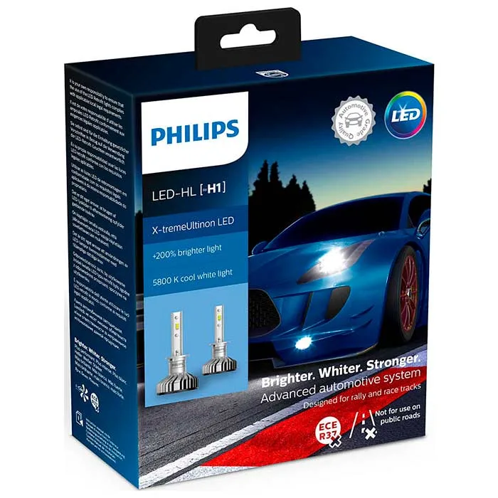 Philips X-tremeUltinon 5800K LED H1 - Sæt