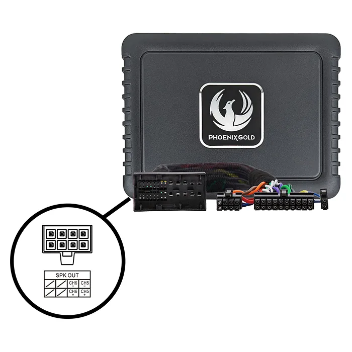 Phoenix Gold DSP Forstærker kit BMW 2005-2019 HIFI syst